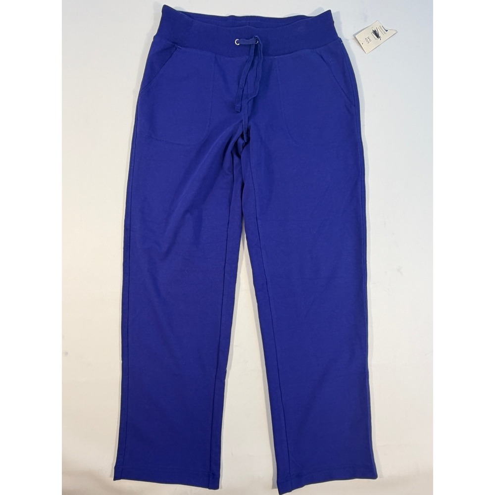 Danskin Now Sweatpants Womens S Blue NEW Loose Fit Straight Leg